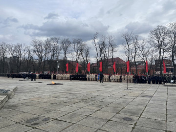 Митинг, посвящённый 77-й годовщине штурма Кёнигсберга